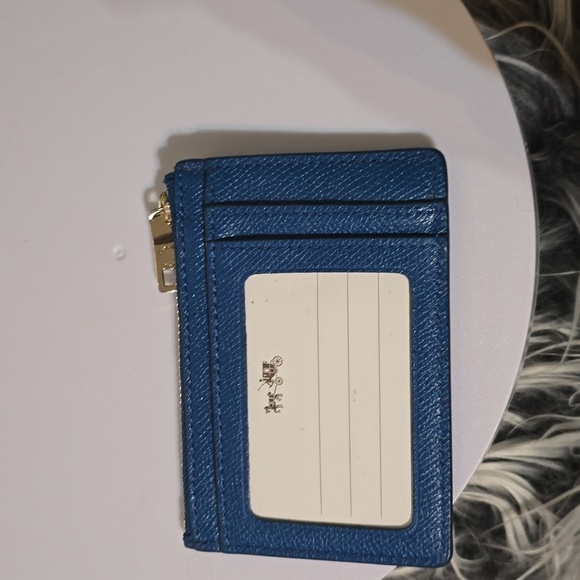 Coach Denim Horse & Carriage Shoulder Tote Bag + Matching Card Wallet Set - Picture 11 of 14